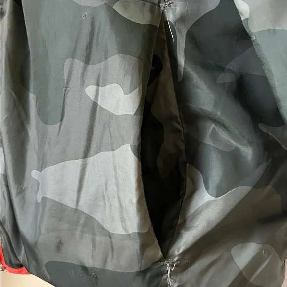 Eddie Bauer Reversible Puffer Jacket with Camouflage Bright Orange Trim Size XL - Picture 9 of 13